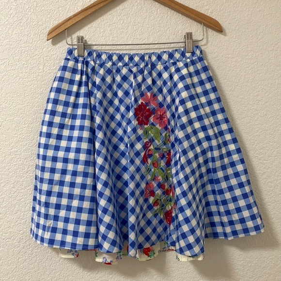 Matilda Jane Girls Small Skirt Plaid Strawberry print - Picture 1 of 7